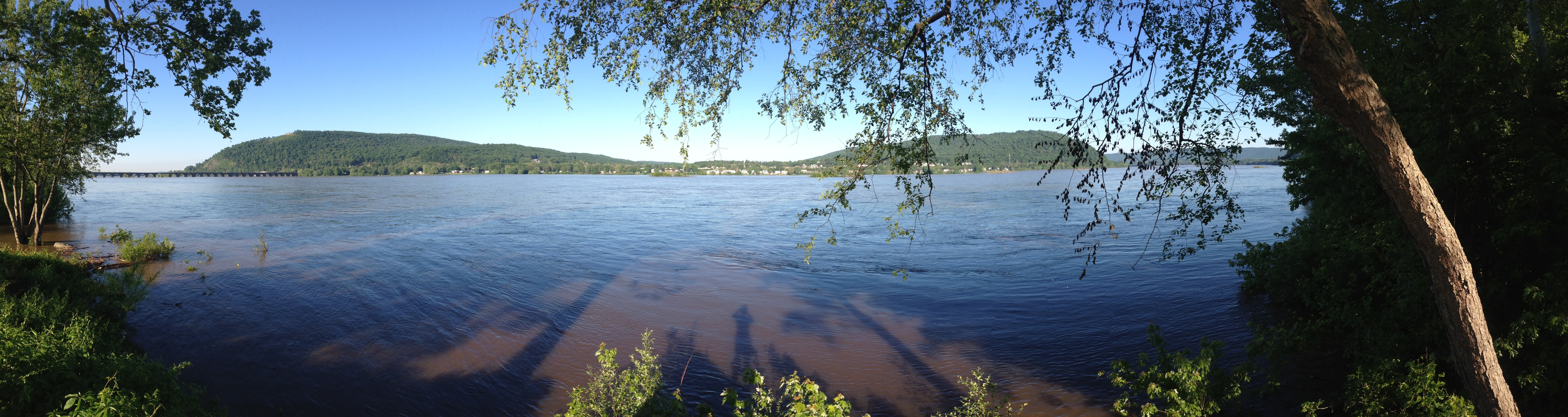 The Susquehanna River viewed from Fort Hunter, PA