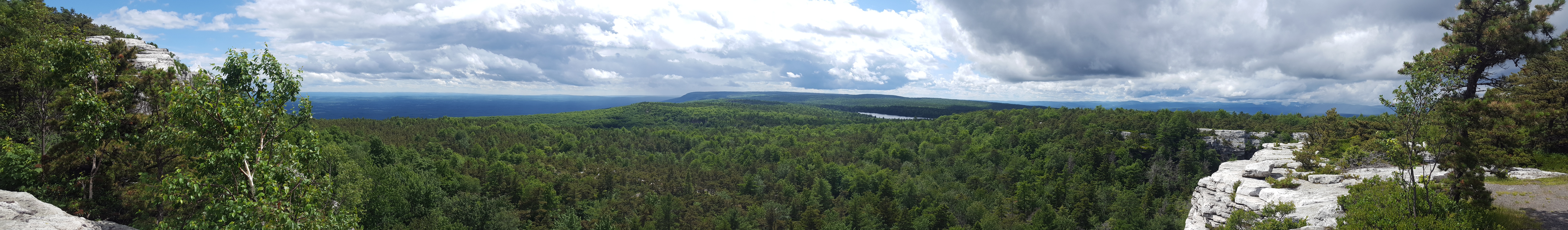 View from Castle Point Trail, Minnewaska State Park, New York