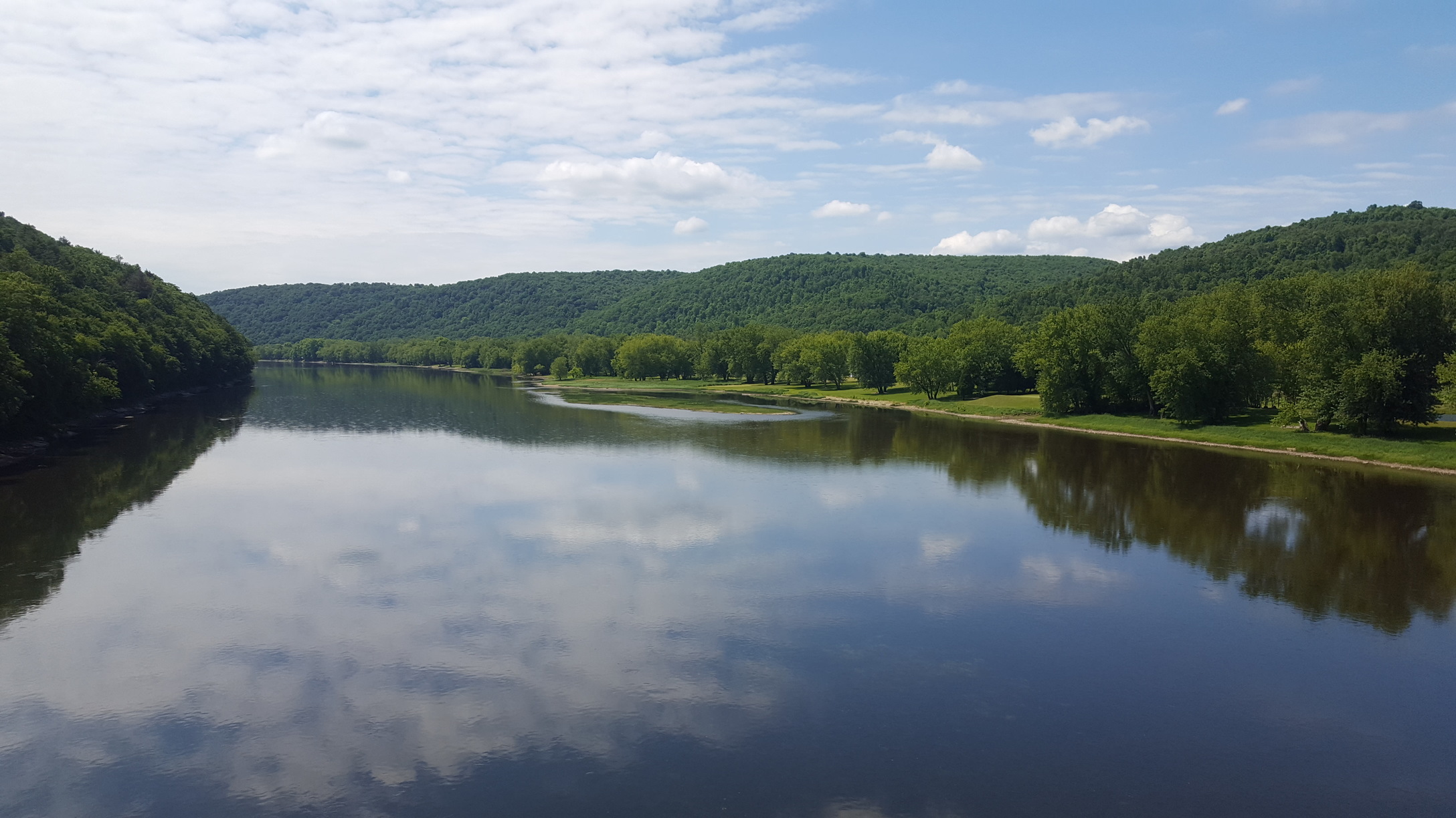 The Allegheny River near Hunters Station