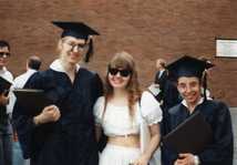 Graduating with friends